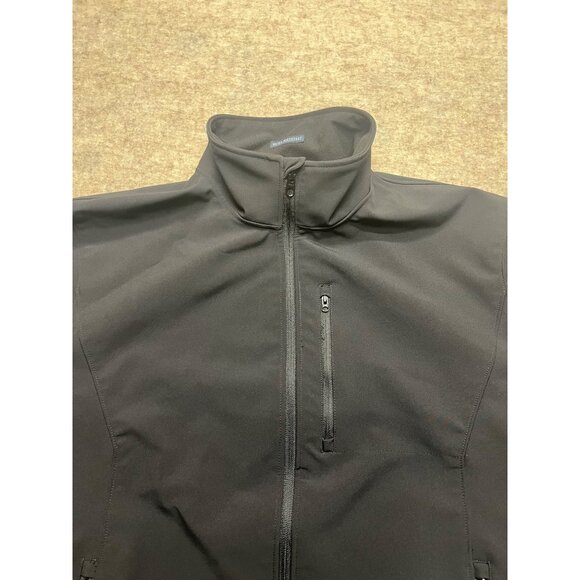 St.John's Bay Black Full Zip Water Resistant Jacket Size XL - Picture 2 of 7